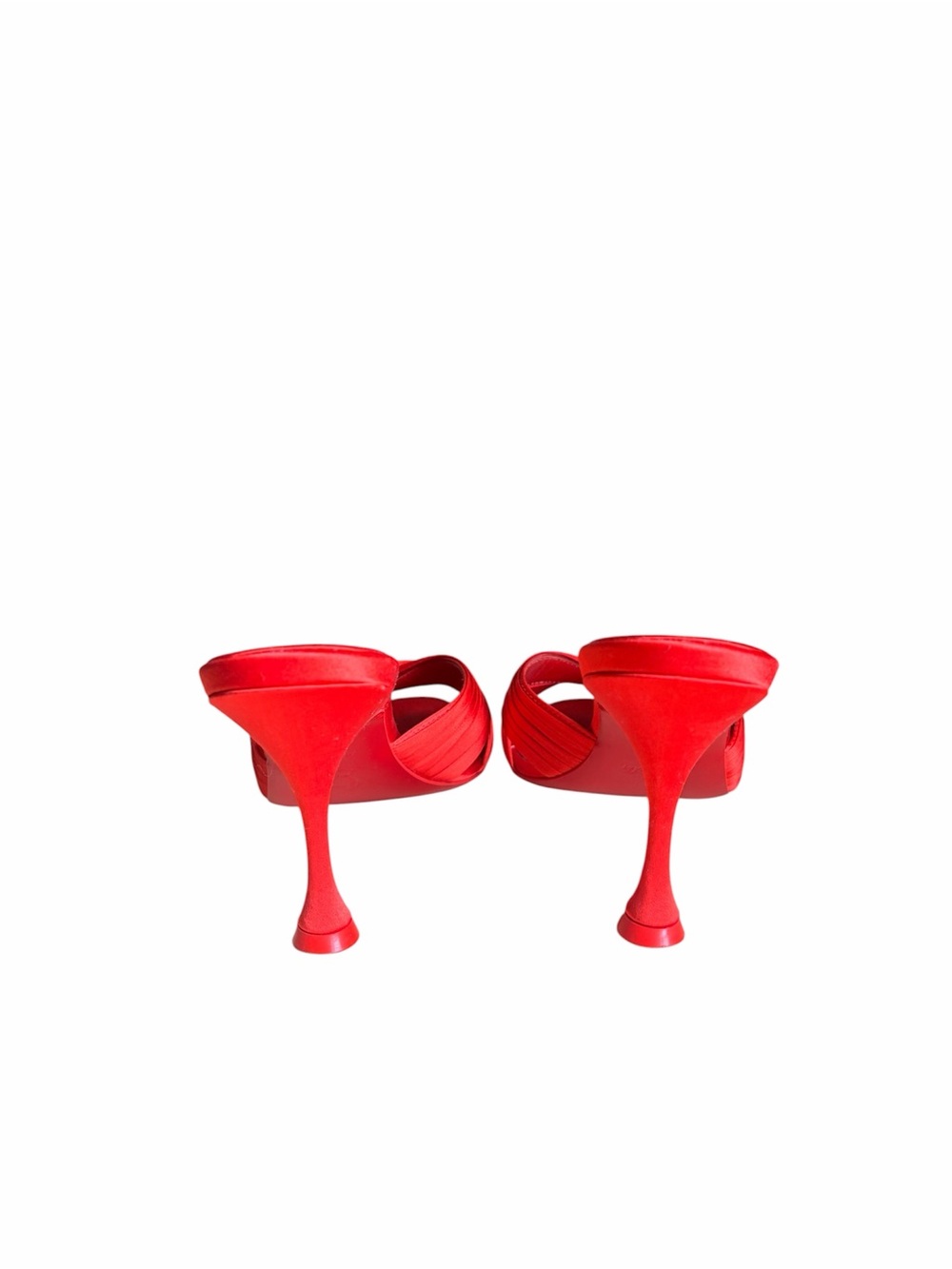 Christian Louboutin Nicol is back 85mm satin heels RETAIL 995 - Picture 7 of 9
